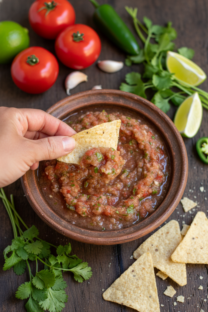 Fresh Restaurant Style Salsa - The Schmidty Wife