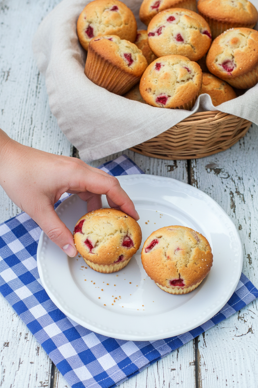 Fresh Strawberry Muffins