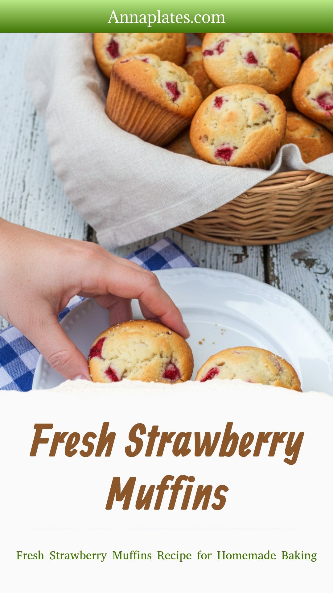 Fresh Strawberry Muffins