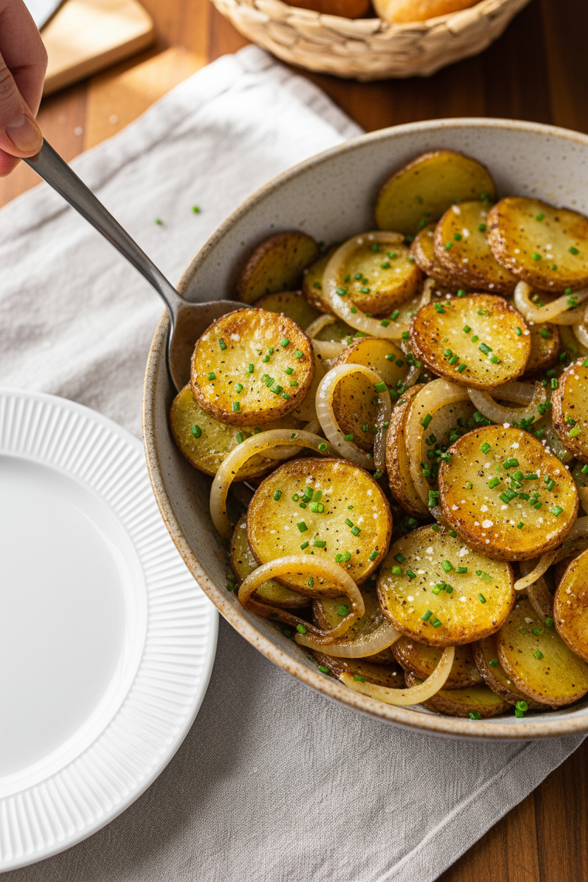 Fried Potatoes and Onions
