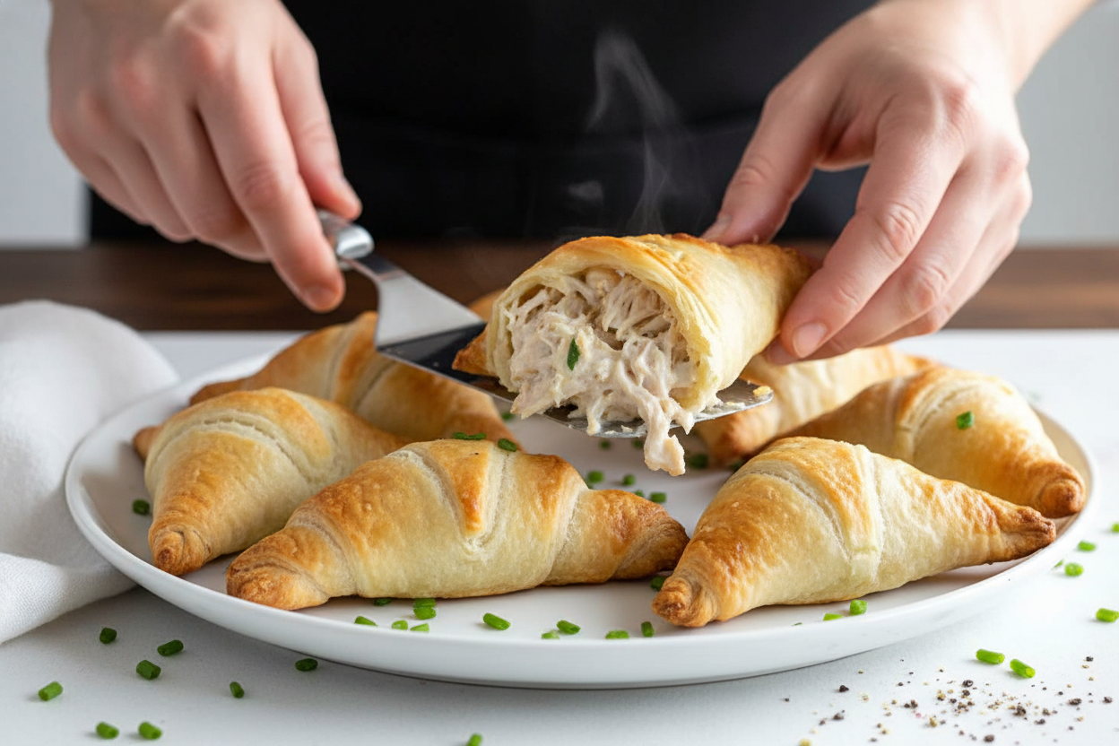Garlic Chicken Puffs