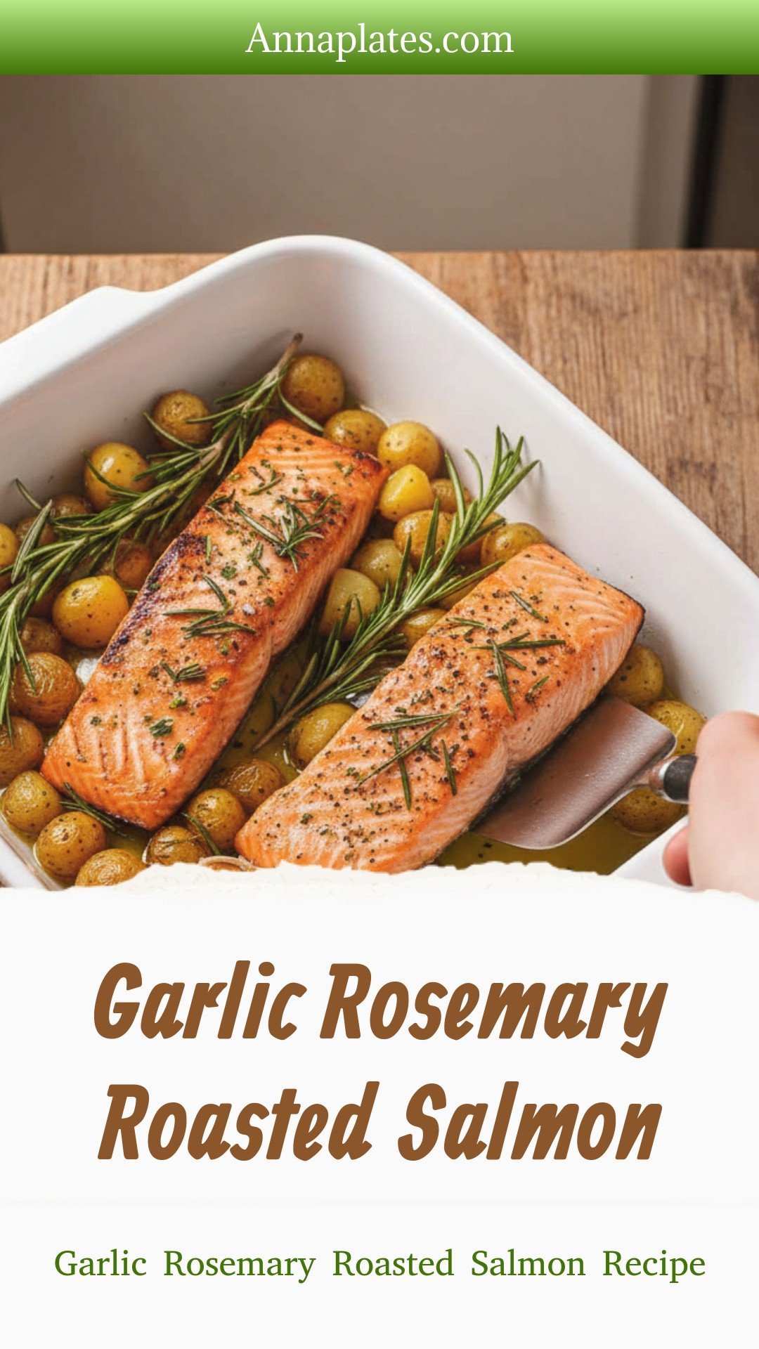 Garlic Rosemary Roasted Salmon