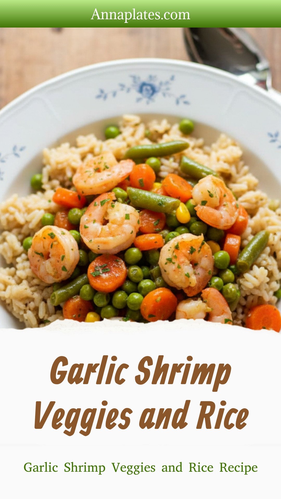 Garlic Shrimp Veggies and Rice