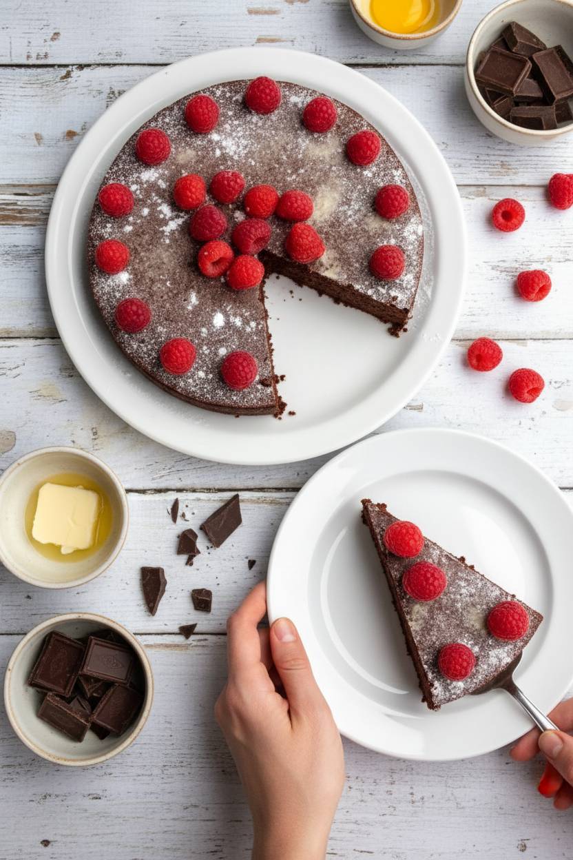 Ghirardelli Gluten-Free Flourless Chocolate Cake | Daily Dish Recipes