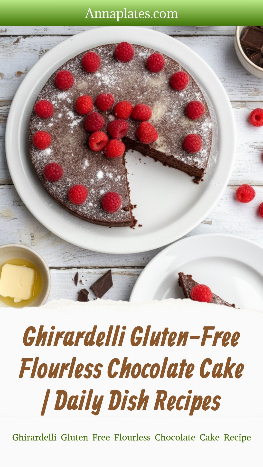 Ghirardelli Gluten-Free Flourless Chocolate Cake | Daily Dish Recipes