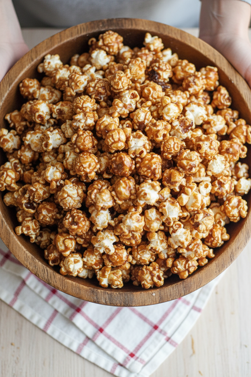Gingerbread Caramel Popcorn Recipe | Easy to Make Gift Idea or Snack