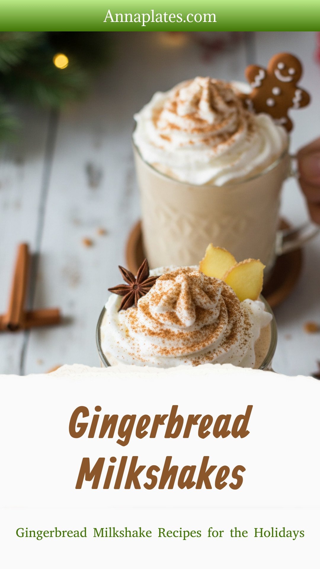 Gingerbread Milkshakes