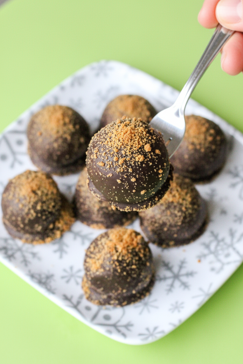 Gingerbread Peanut Butter OREO Truffle Balls