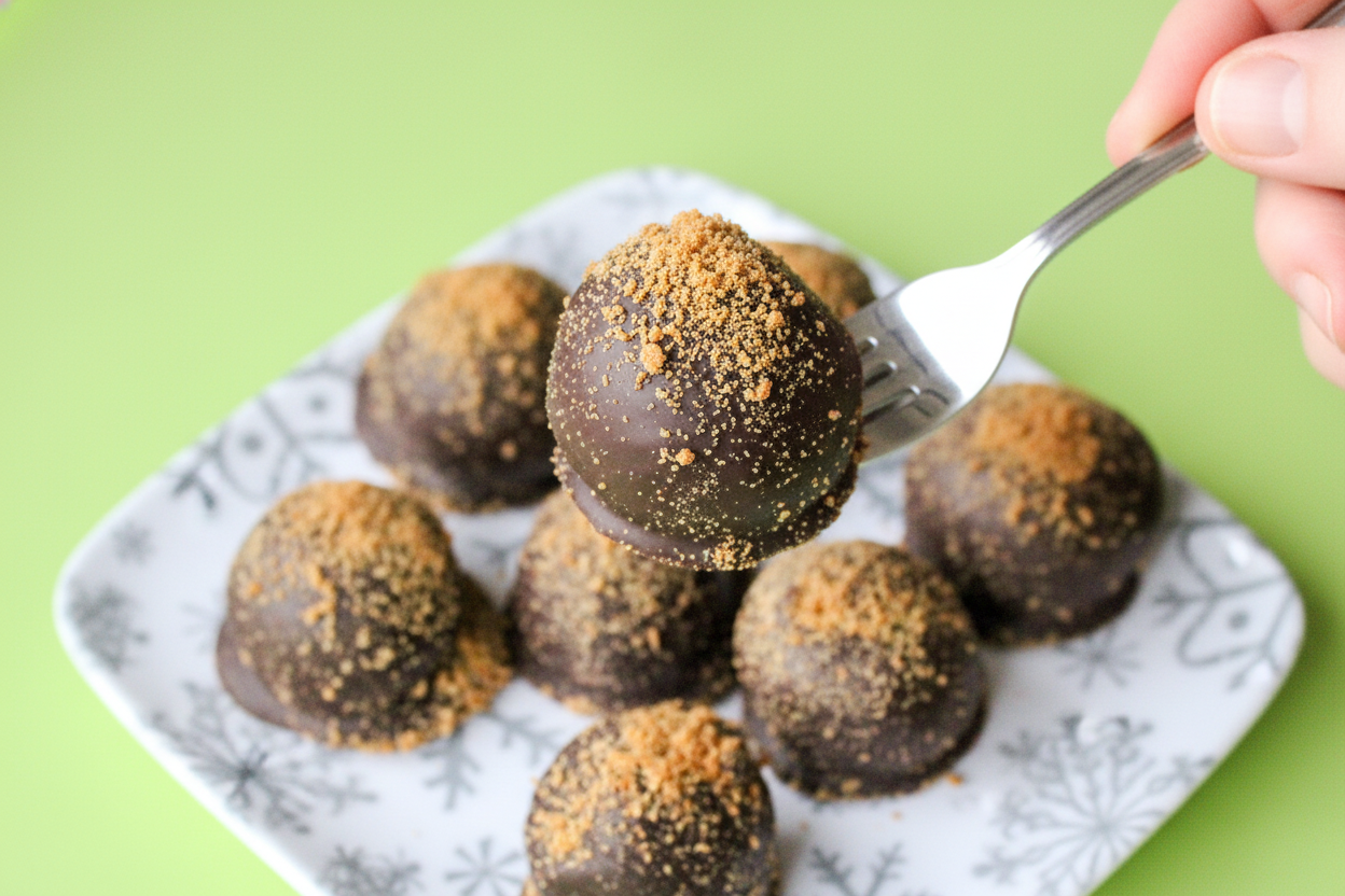 Gingerbread Peanut Butter OREO Truffle Balls