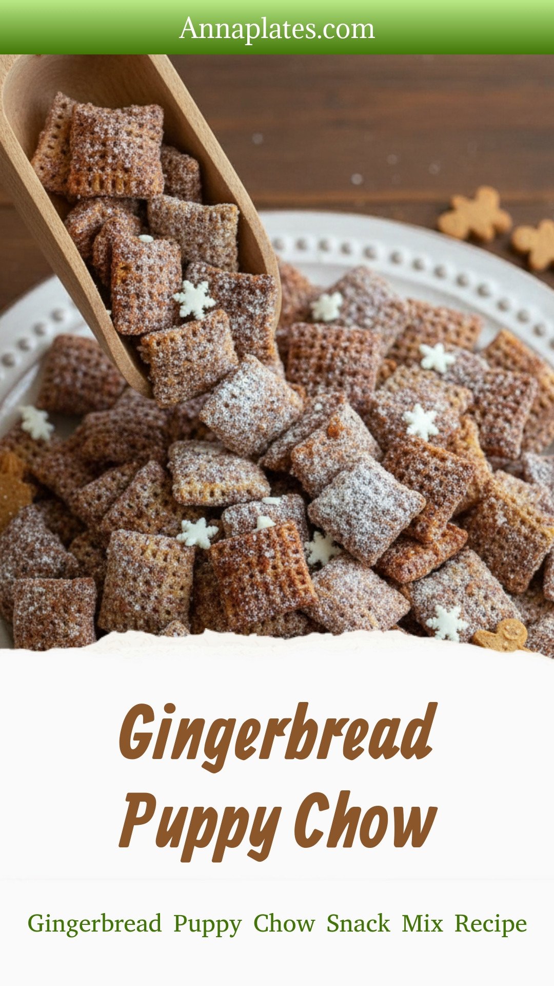Gingerbread Puppy Chow