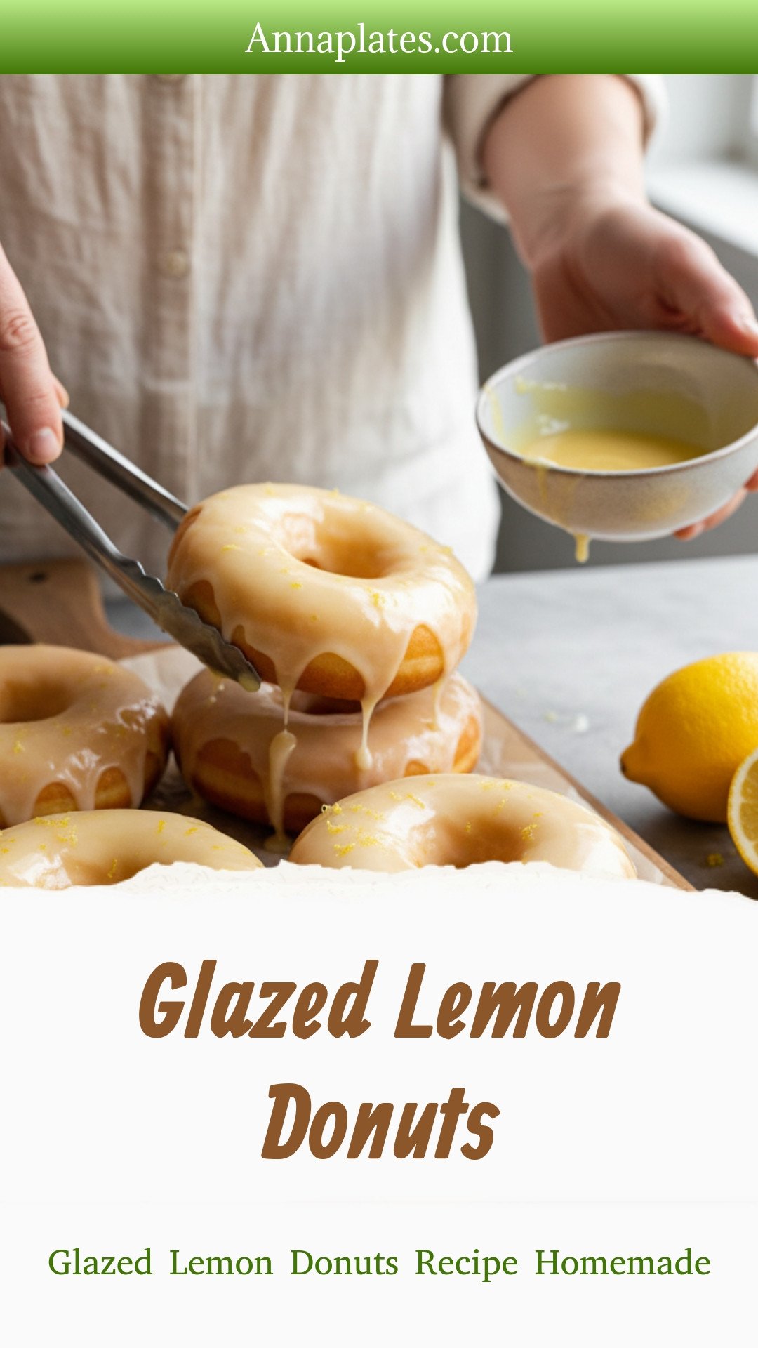 Glazed Lemon Donuts