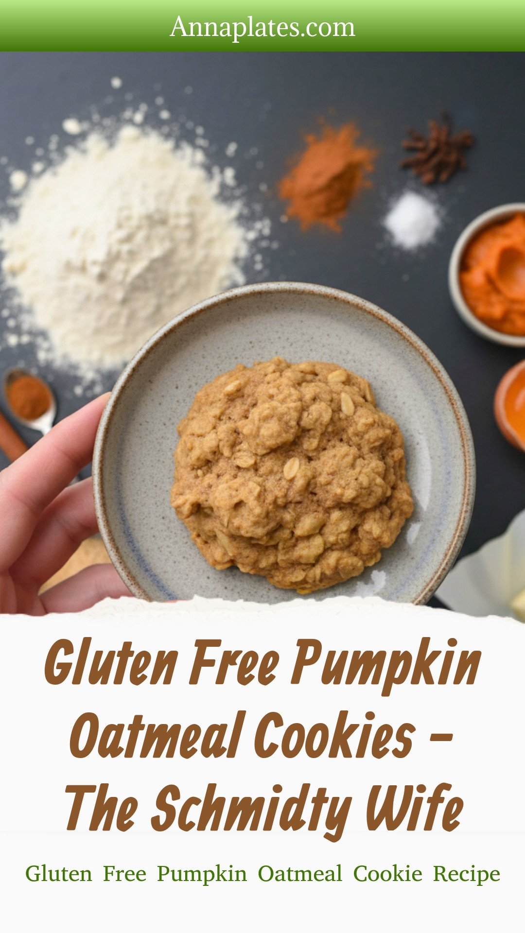 Gluten Free Pumpkin Oatmeal Cookies - The Schmidty Wife
