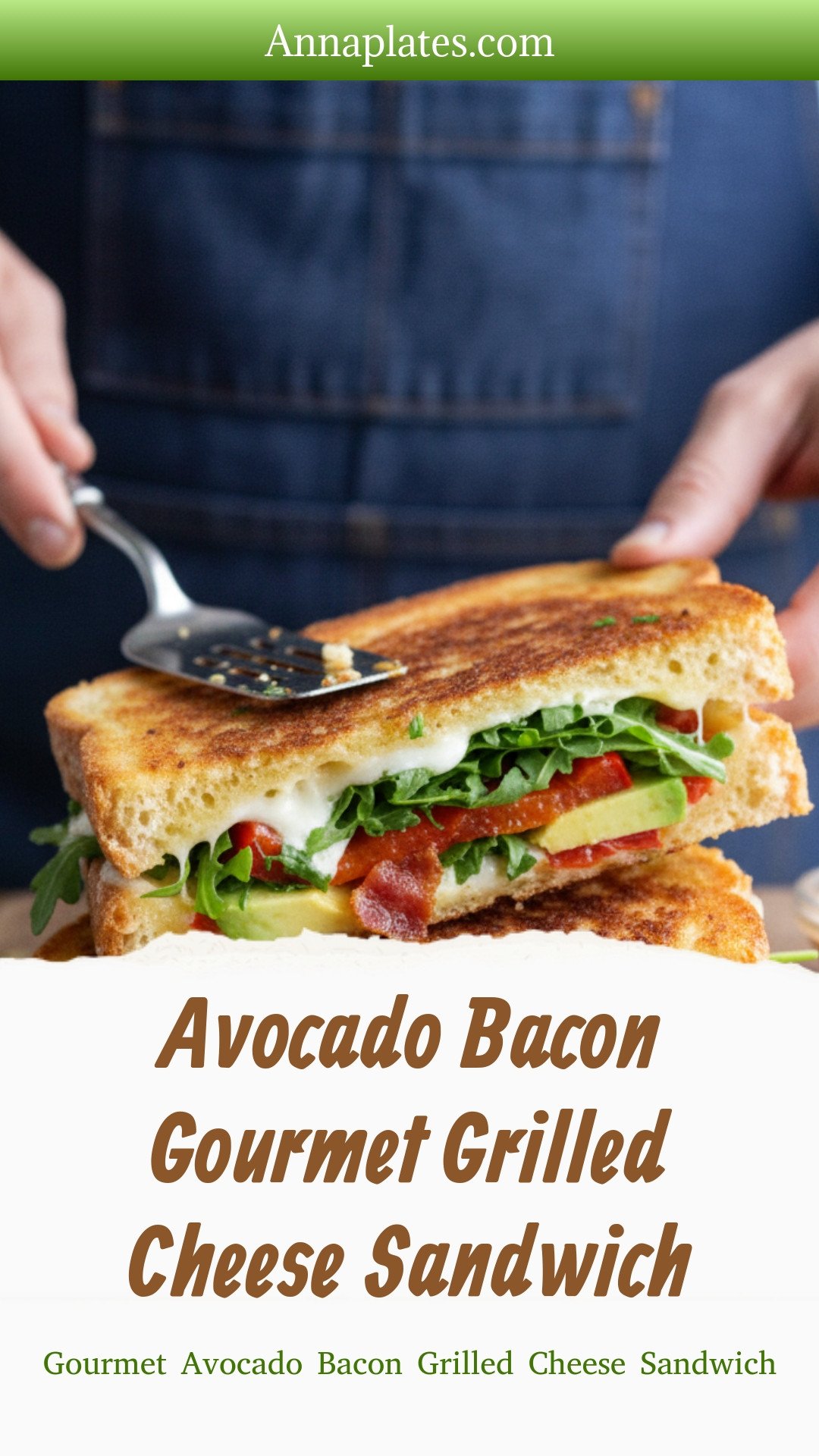 Avocado Bacon Gourmet Grilled Cheese Sandwich