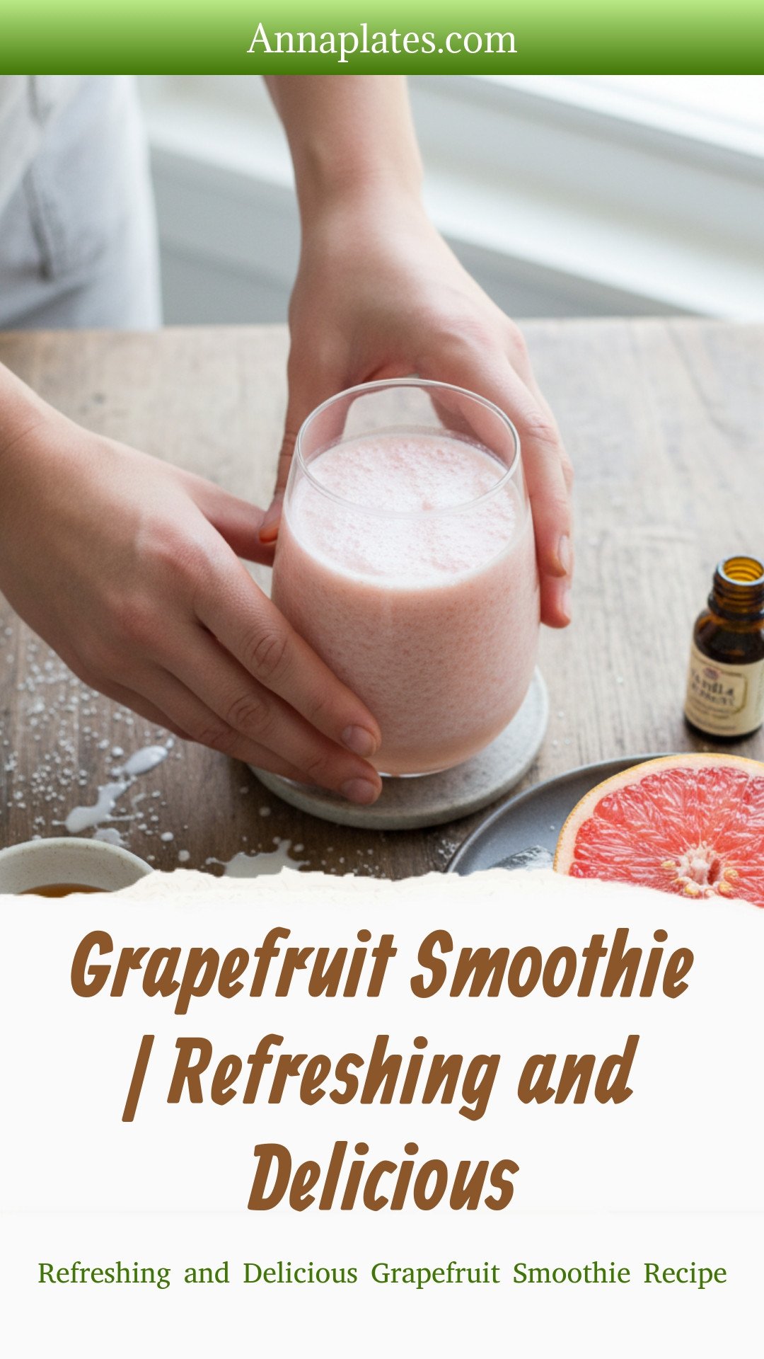Grapefruit Smoothie | Refreshing and Delicious