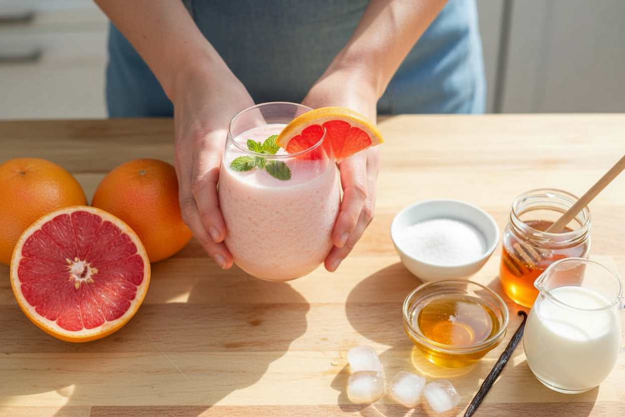 Grapefruit Smoothie | Refreshing and Delicious: Refreshing and Delicious Grapefruit Smoothie Recipe