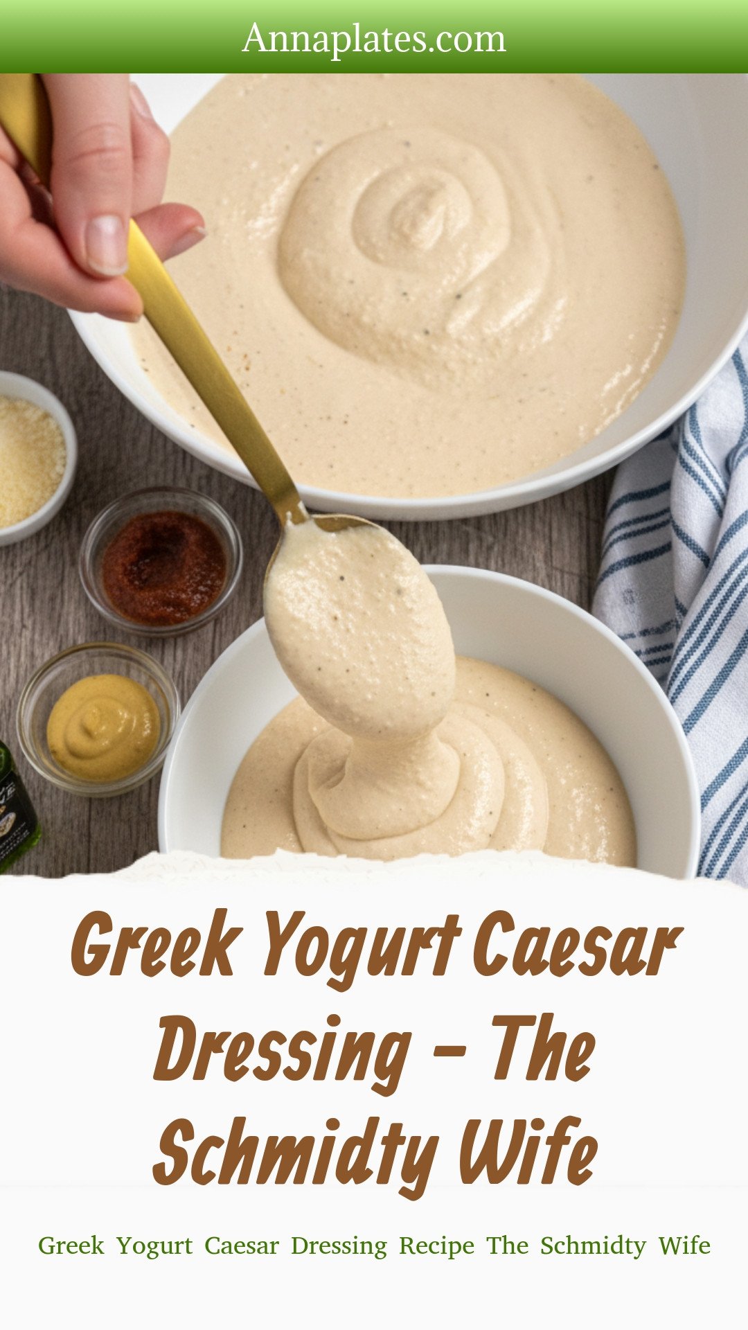 Greek Yogurt Caesar Dressing - The Schmidty Wife