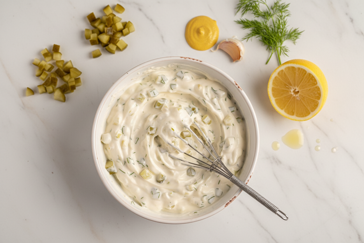 Greek Yogurt Tartar Sauce Recipe