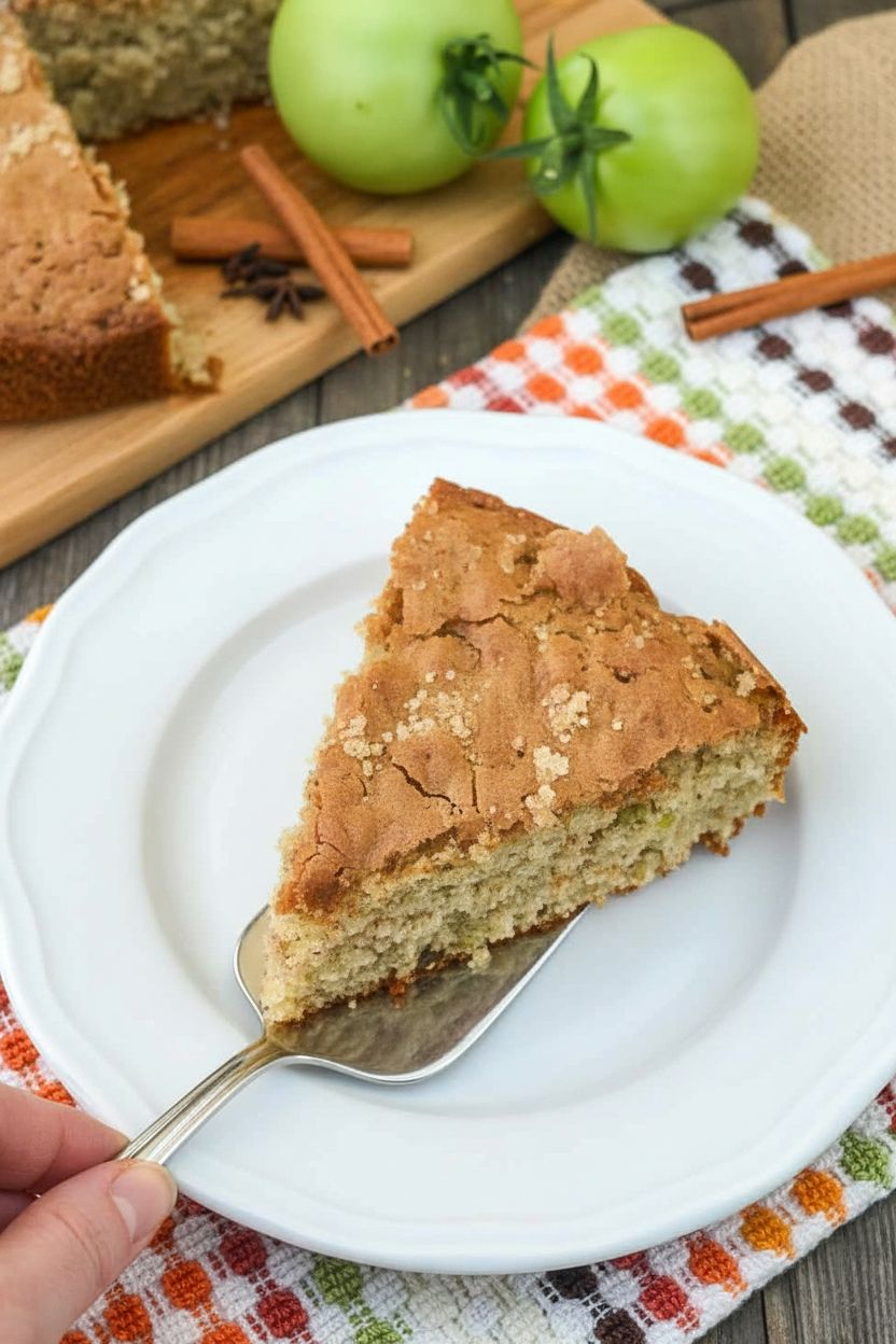 Green Tomato Spice Cake | A Slice of Fall