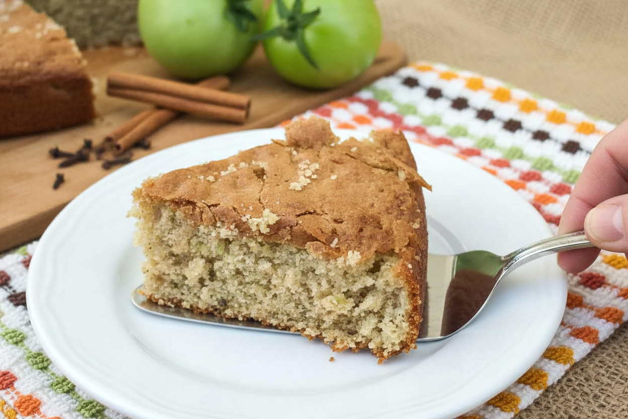 Green Tomato Spice Cake | A Slice of Fall