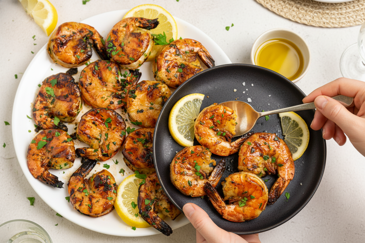 Flavorful Grilled Jumbo Shrimp Recipe - The Schmidty Wife