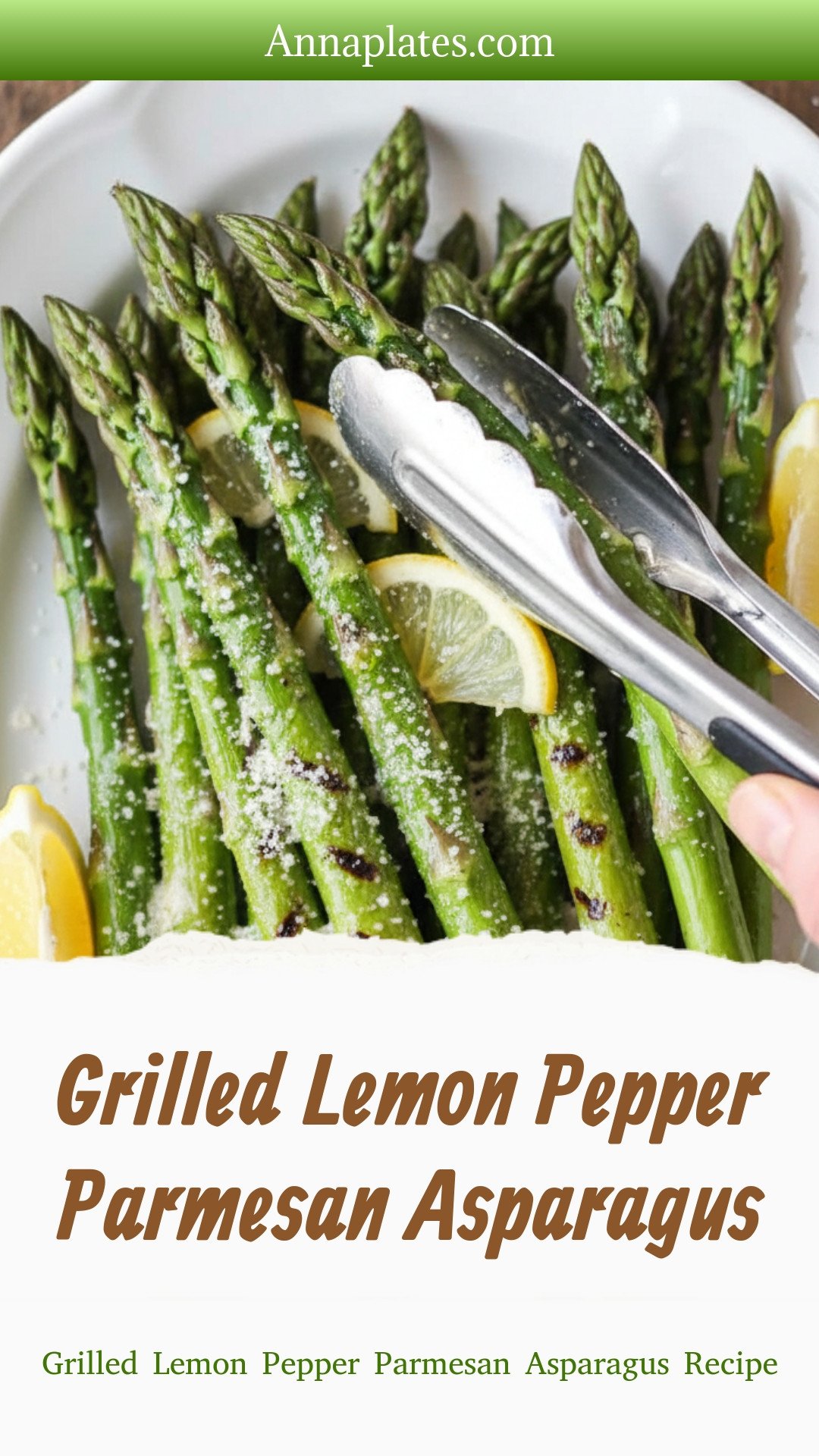 Grilled Lemon Pepper Parmesan Asparagus