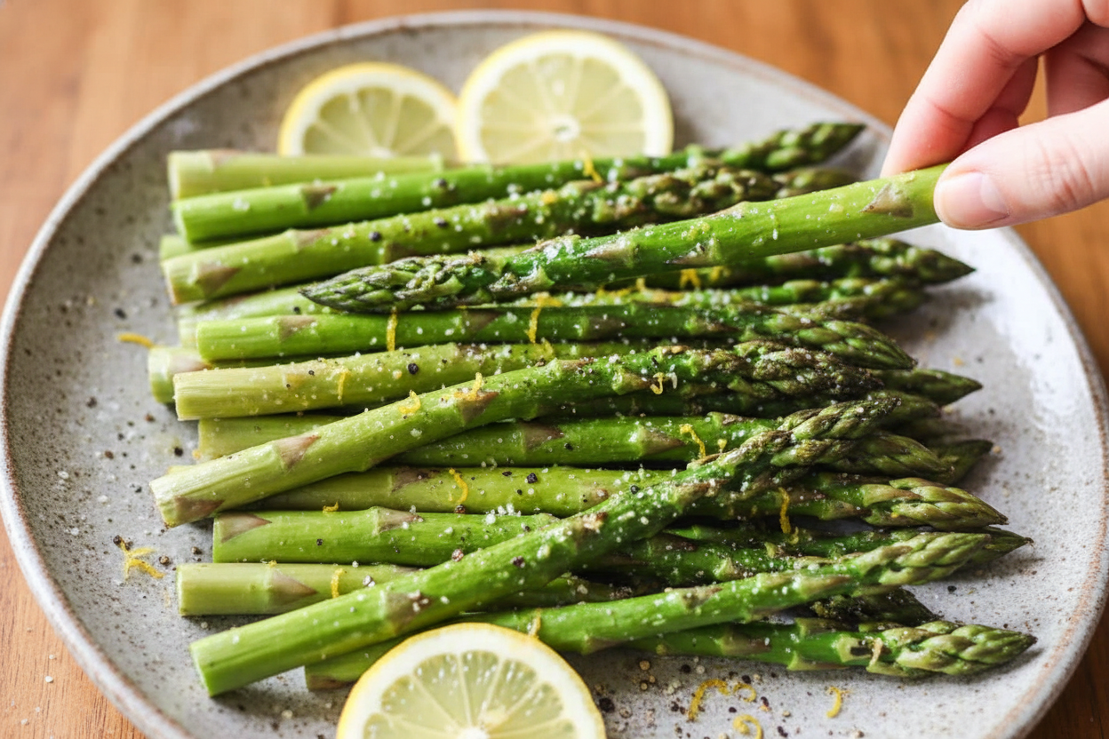 Grilled Lemon Pepper Parmesan Asparagus: Grilled Lemon Pepper Parmesan Asparagus Recipe