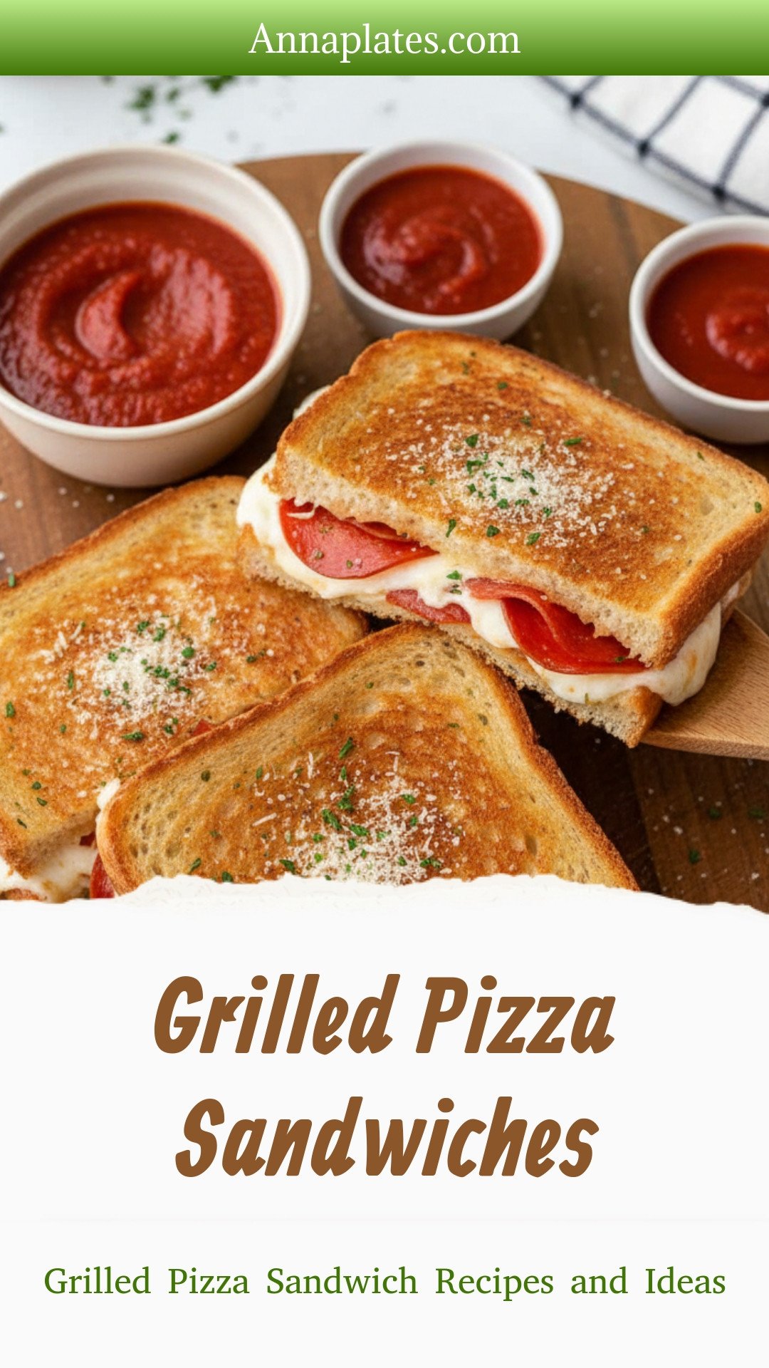 Grilled Pizza Sandwiches
