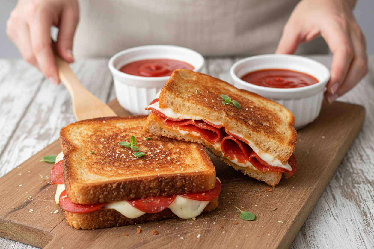 Grilled Pizza Sandwiches: Grilled Pizza Sandwich Recipes and Ideas
