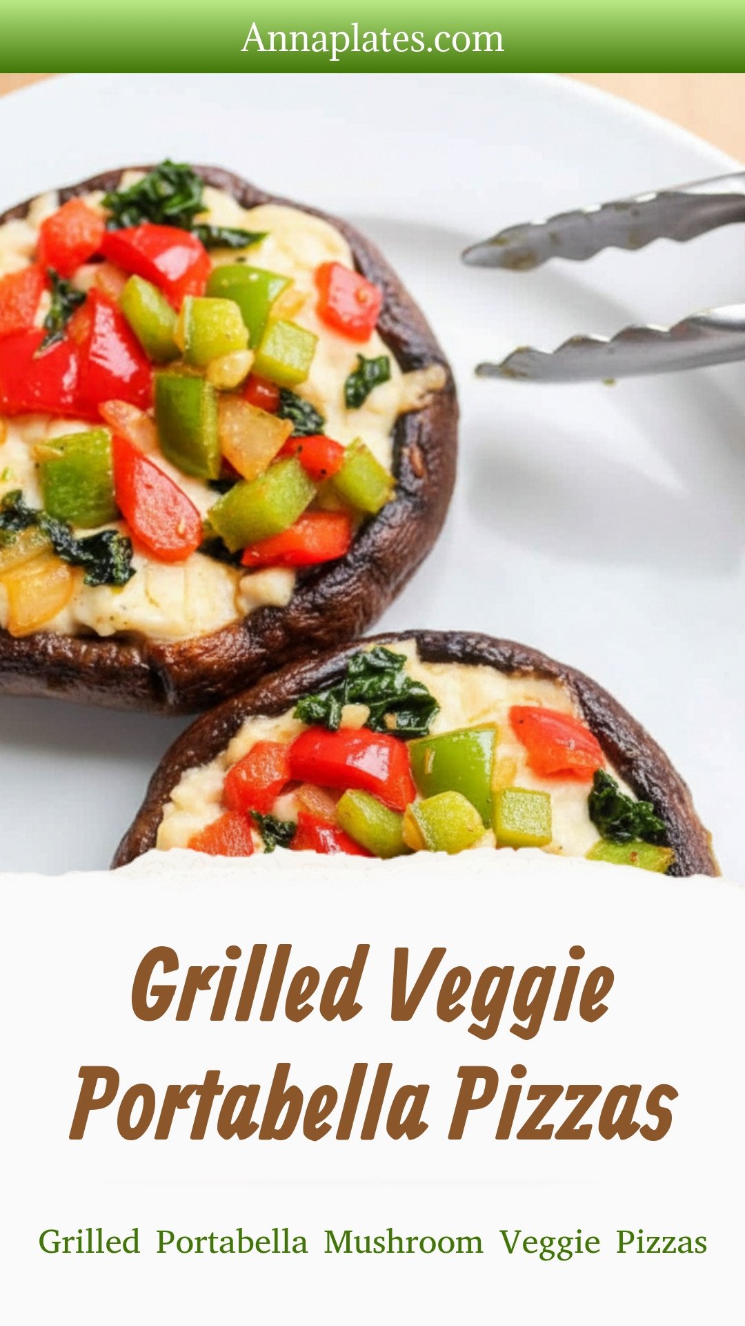 Grilled Veggie Portabella Pizzas