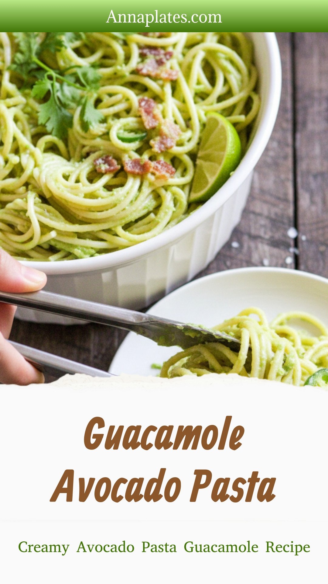 Guacamole Avocado Pasta