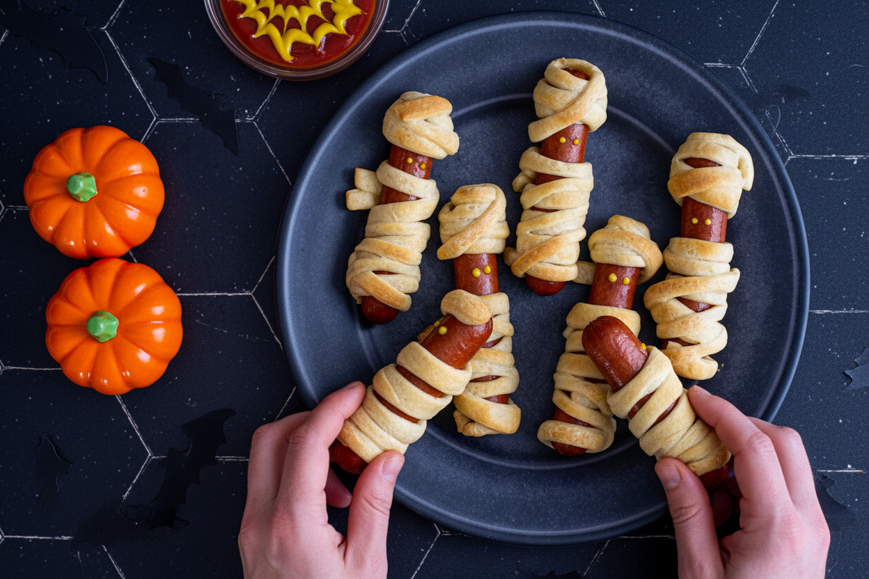 Halloween Mummy Hot Dog Recipe