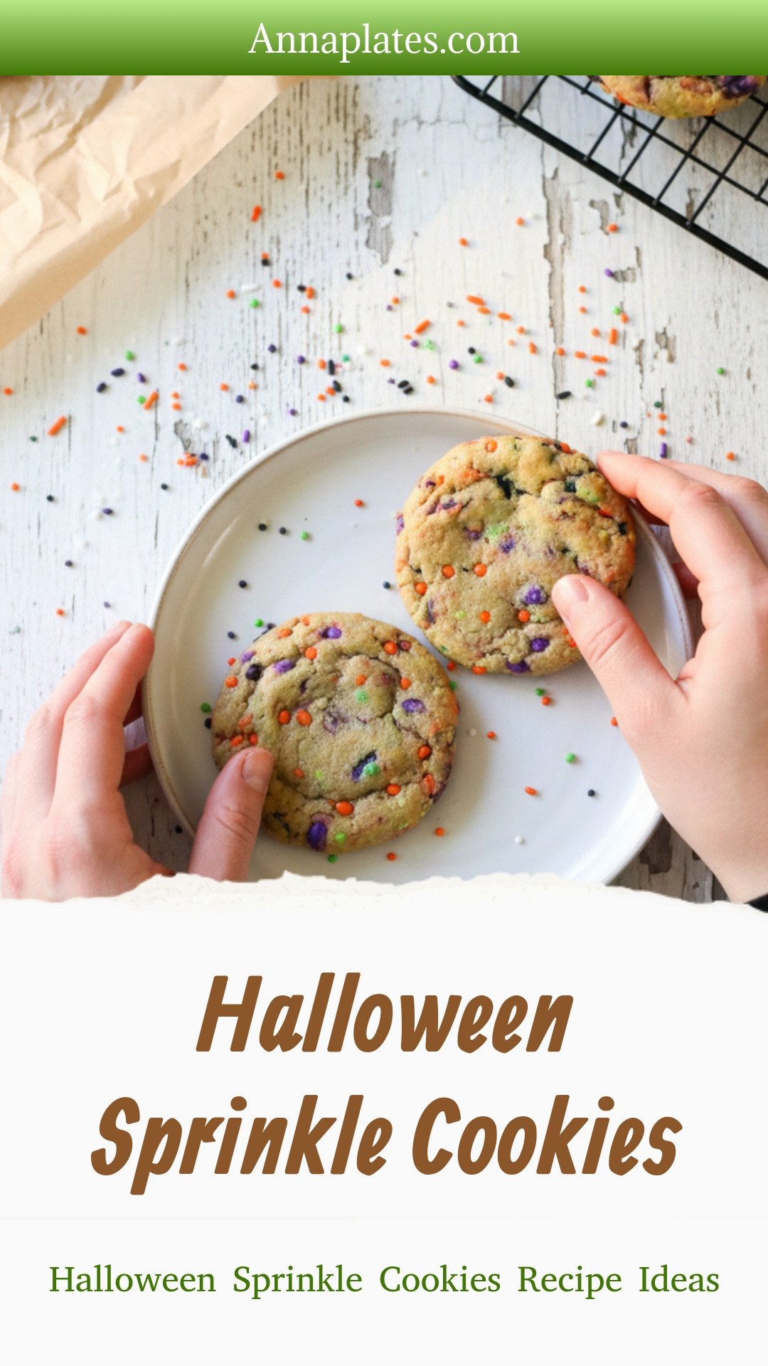 Halloween Sprinkle Cookies