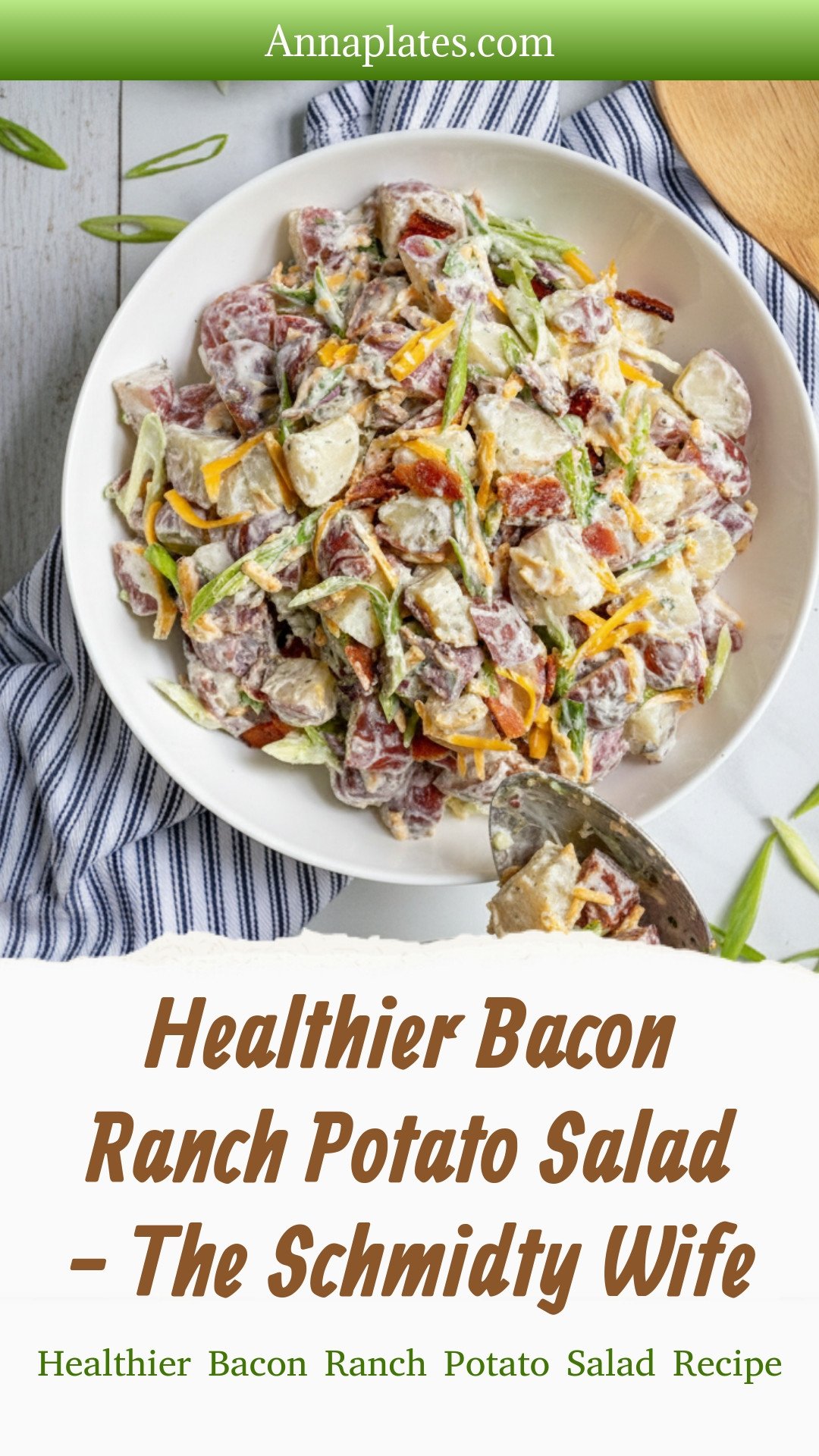 Healthier Bacon Ranch Potato Salad - The Schmidty Wife