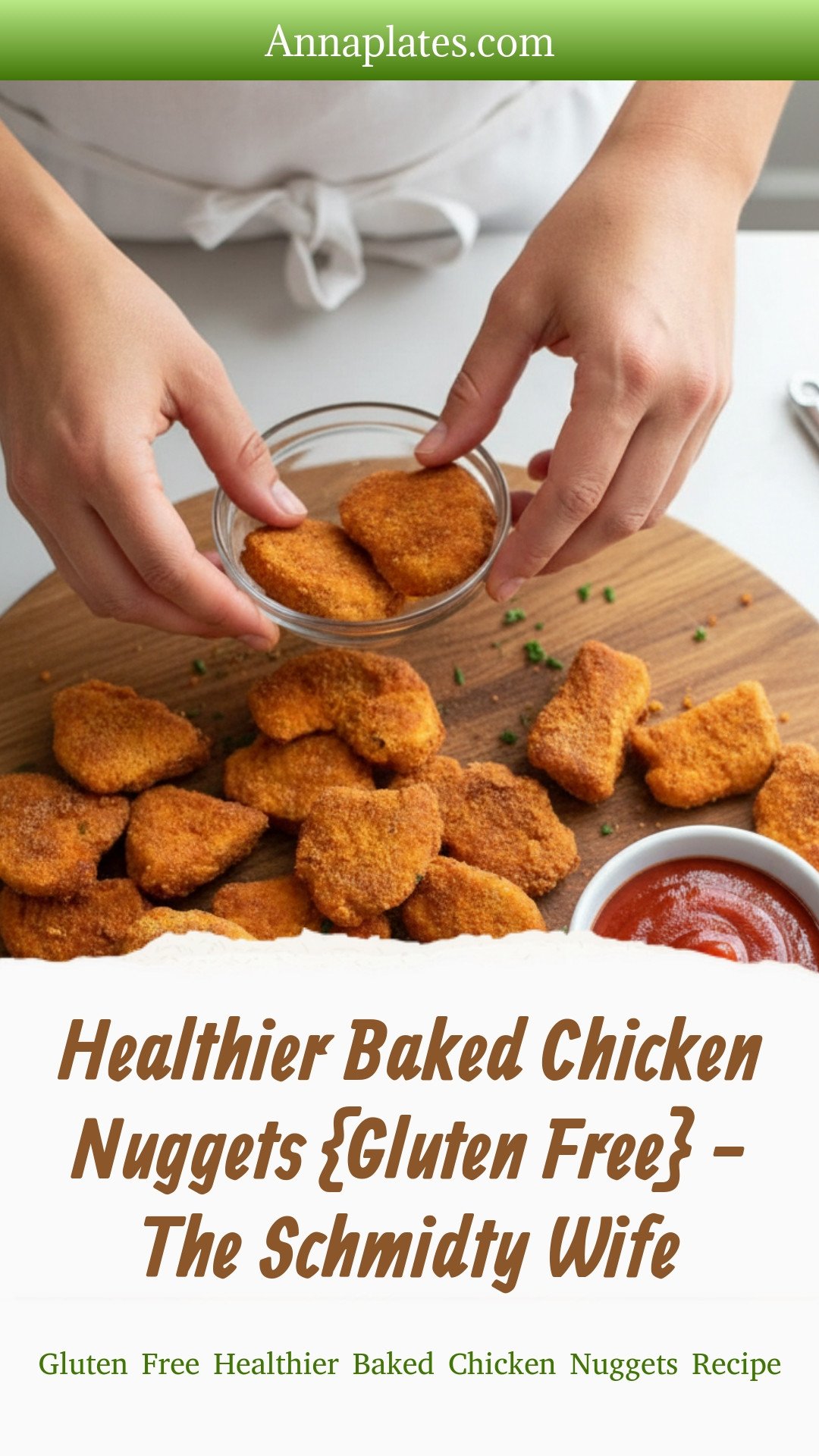 Healthier Baked Chicken Nuggets {Gluten Free} - The Schmidty Wife