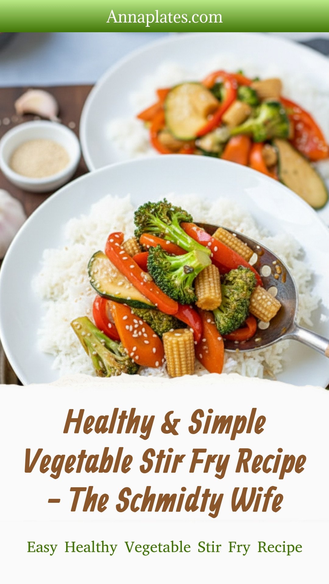Healthy & Simple Vegetable Stir Fry Recipe - The Schmidty Wife