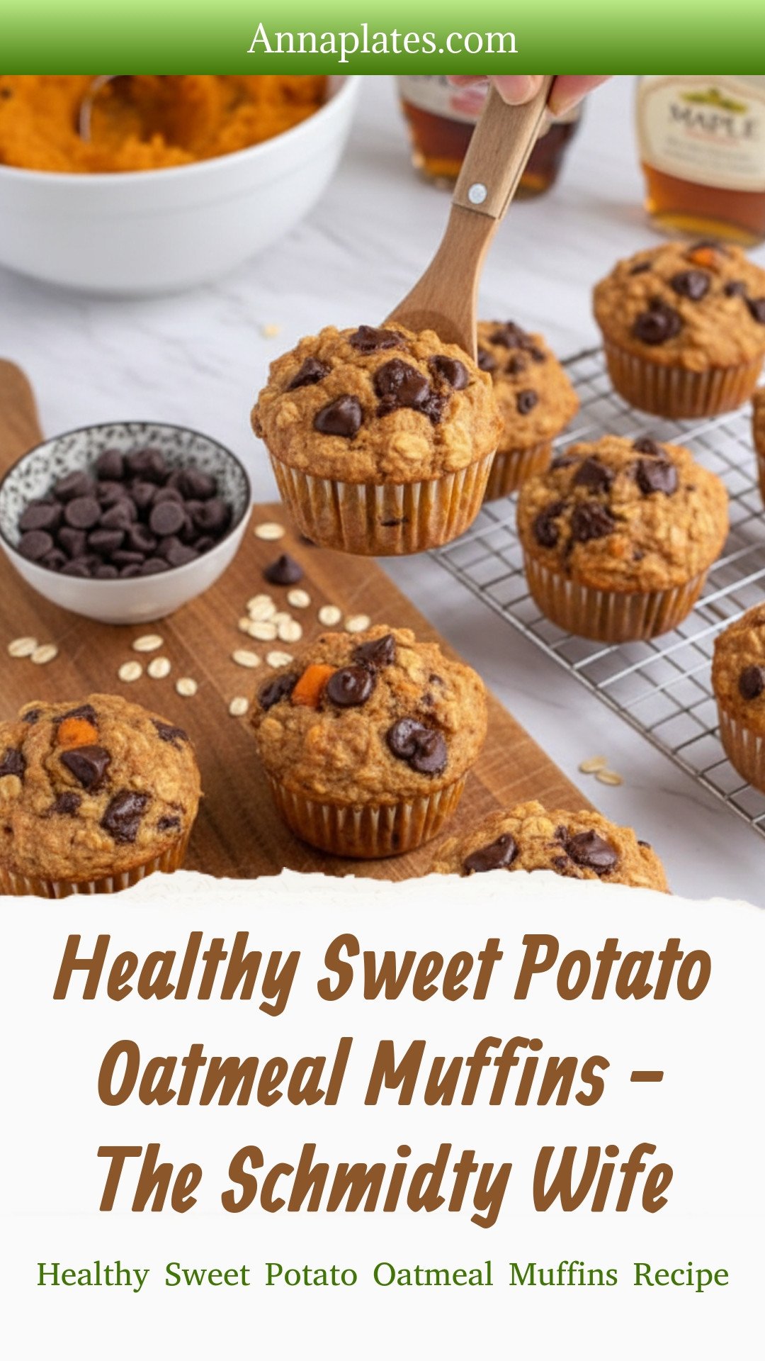 Healthy Sweet Potato Oatmeal Muffins - The Schmidty Wife