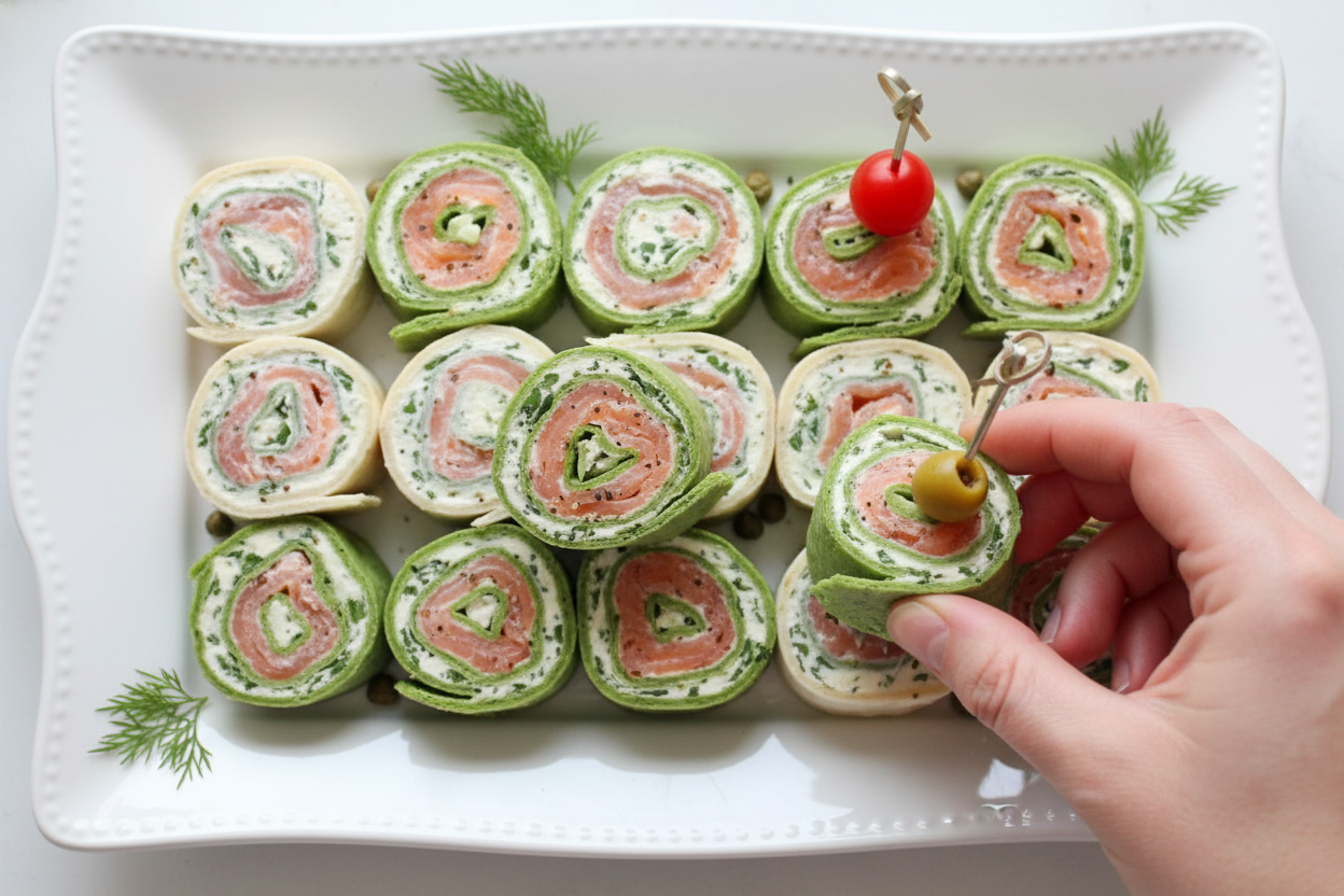Salmon Bites with Herbed Cream Cheese