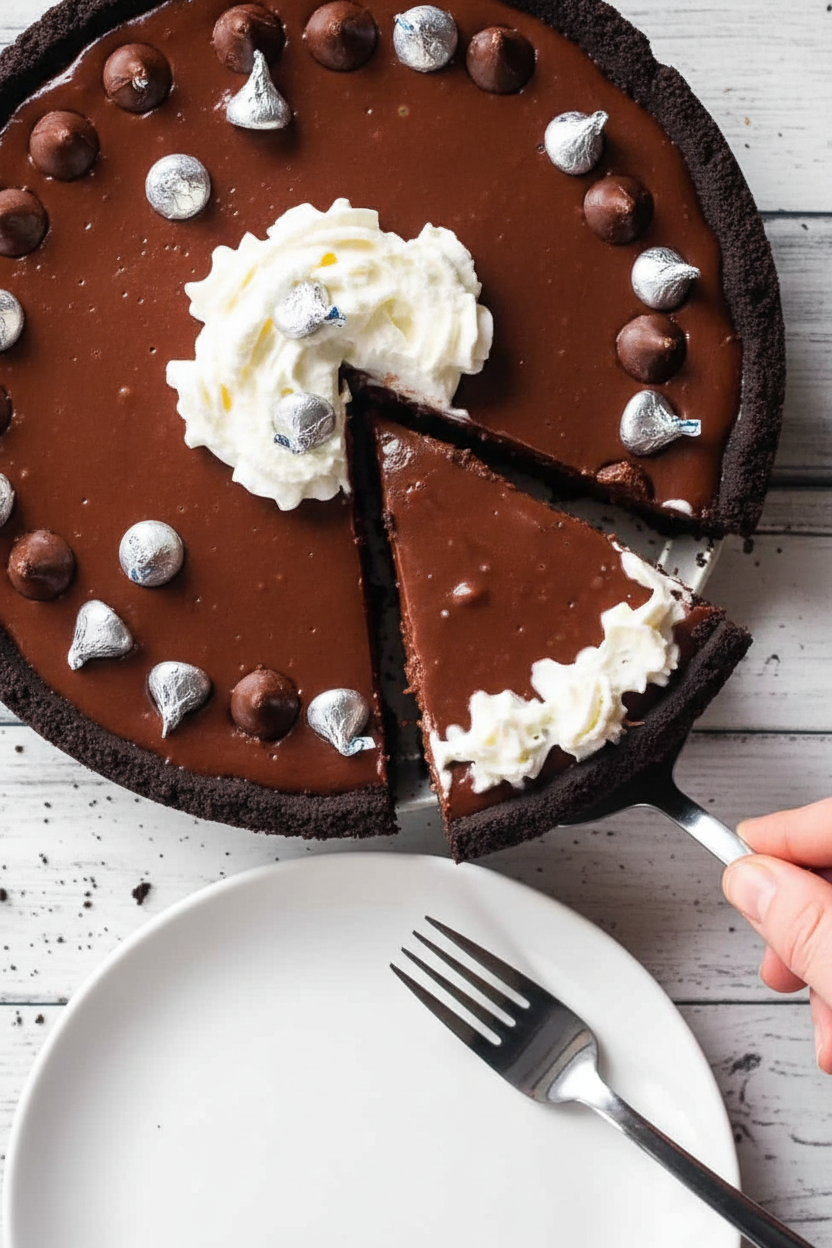 Hershey's Kiss Chocolate Pie
