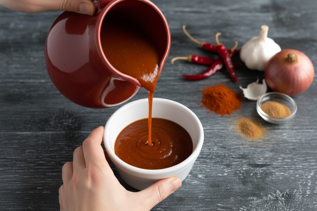 Blender Enchilada Sauce - The Schmidty Wife