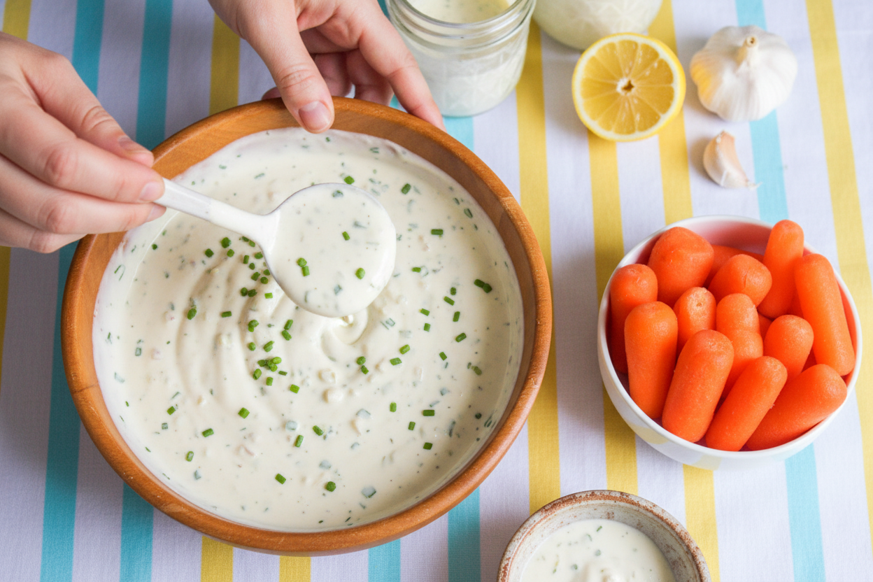 Homemade Creamy Buttermilk Ranch Dressing From Scratch