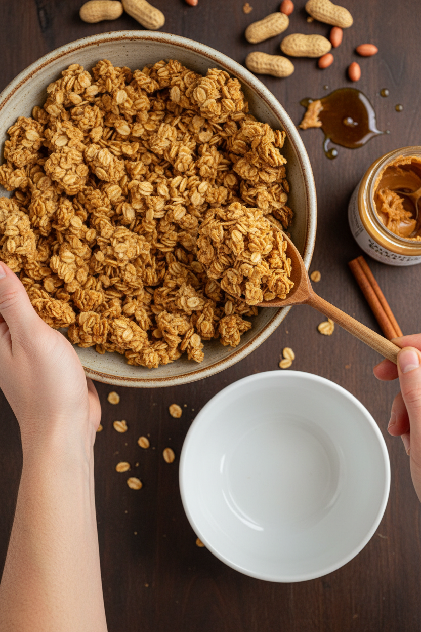 Homemade Peanut Butter Granola - The Schmidty Wife