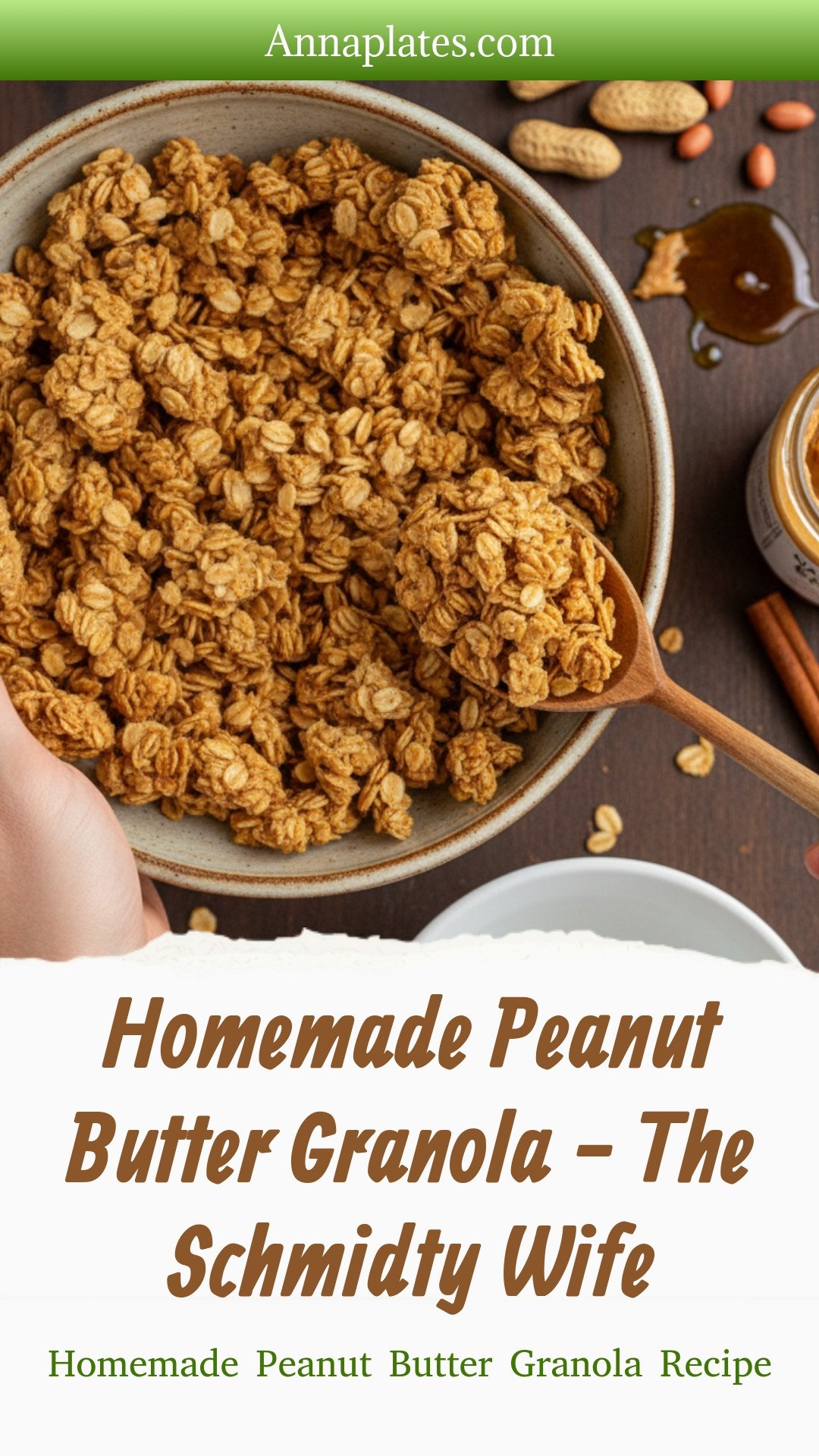 Homemade Peanut Butter Granola - The Schmidty Wife