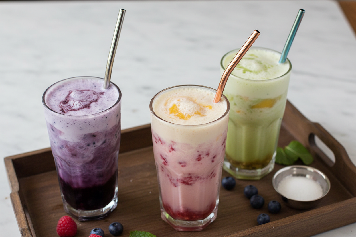 Homemade Real Fruit Irish Cream Soda