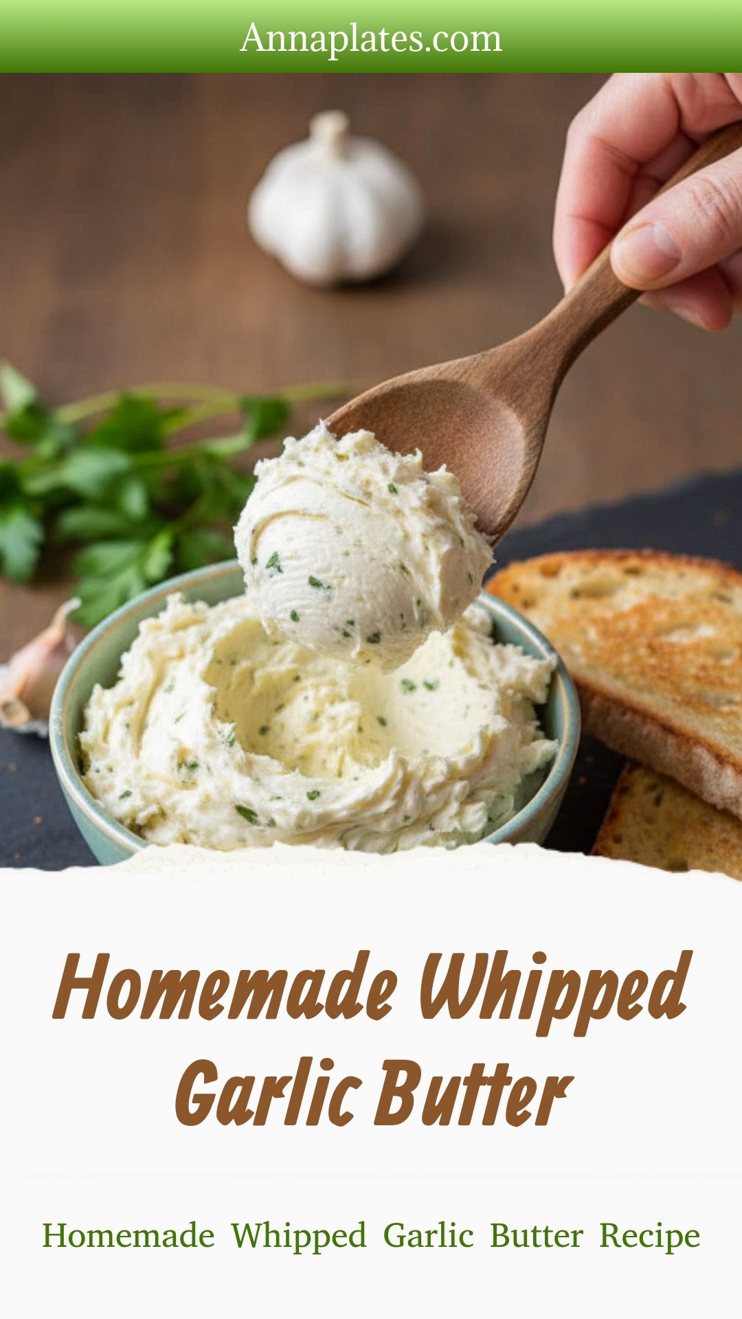 Homemade Whipped Garlic Butter