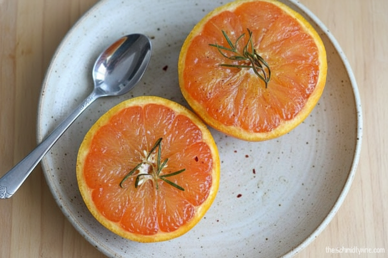 Honey Broiled Grapefruit - The Schmidty Wife