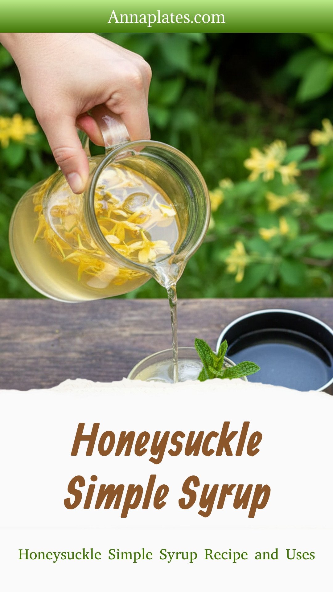 Honeysuckle Simple Syrup