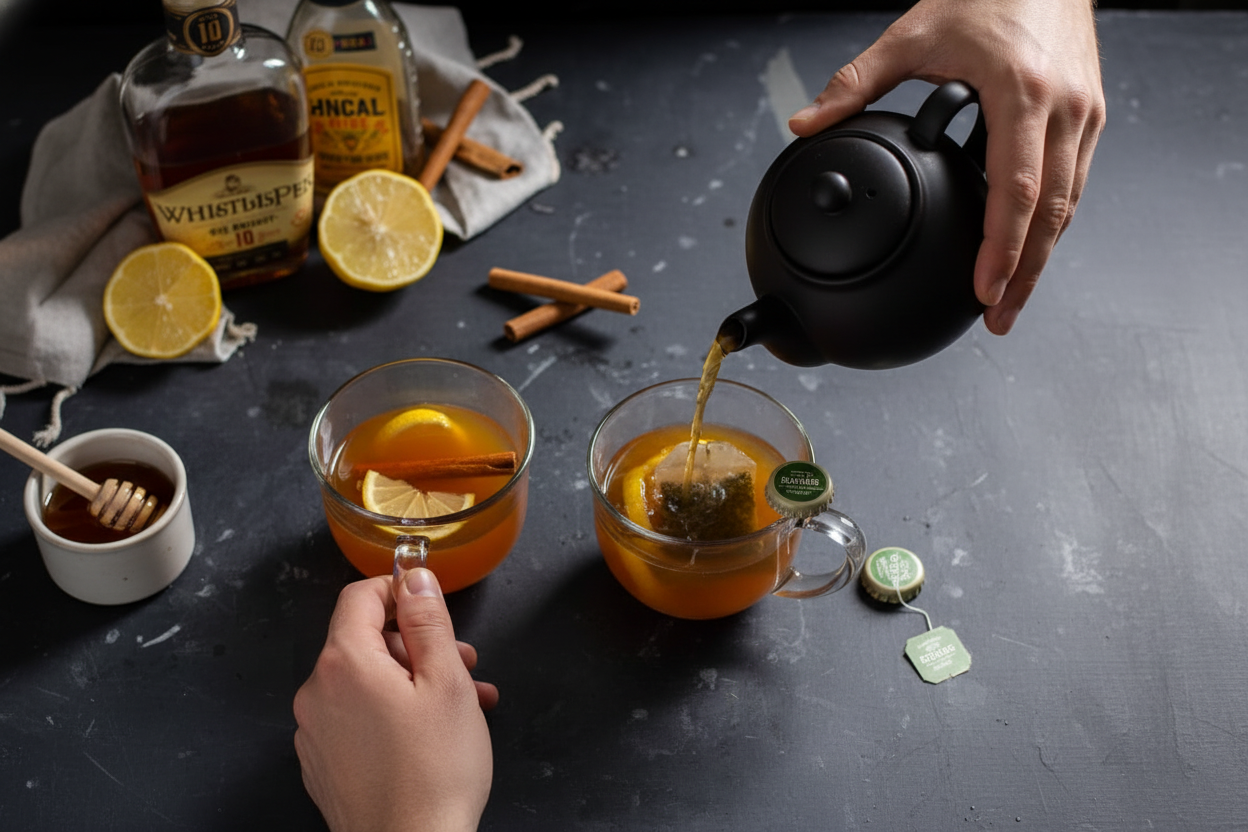 Recipe for a Hot Toddy with Tea & Whiskey - The Schmidty Wife