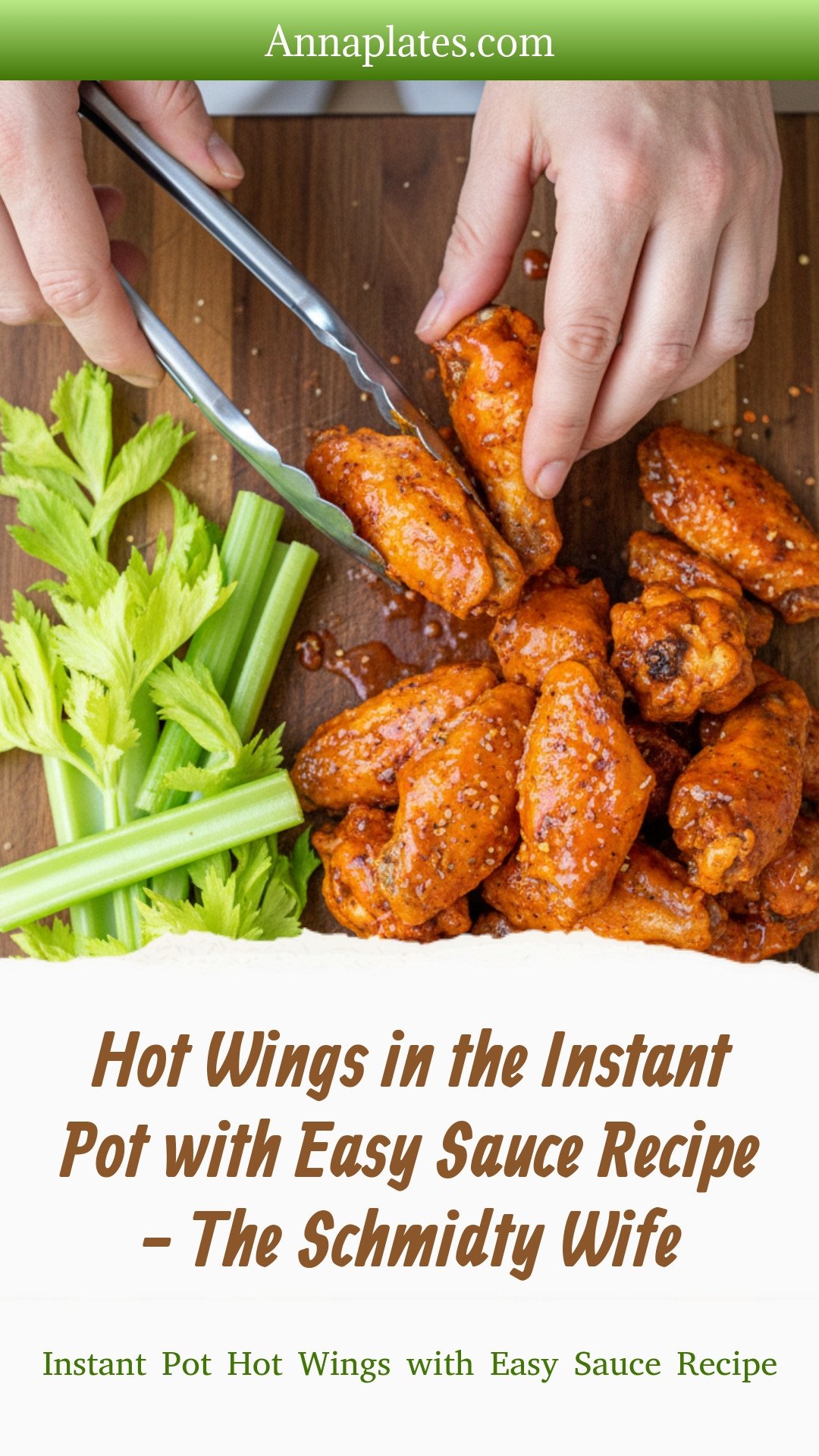 Hot Wings in the Instant Pot with Easy Sauce Recipe - The Schmidty Wife