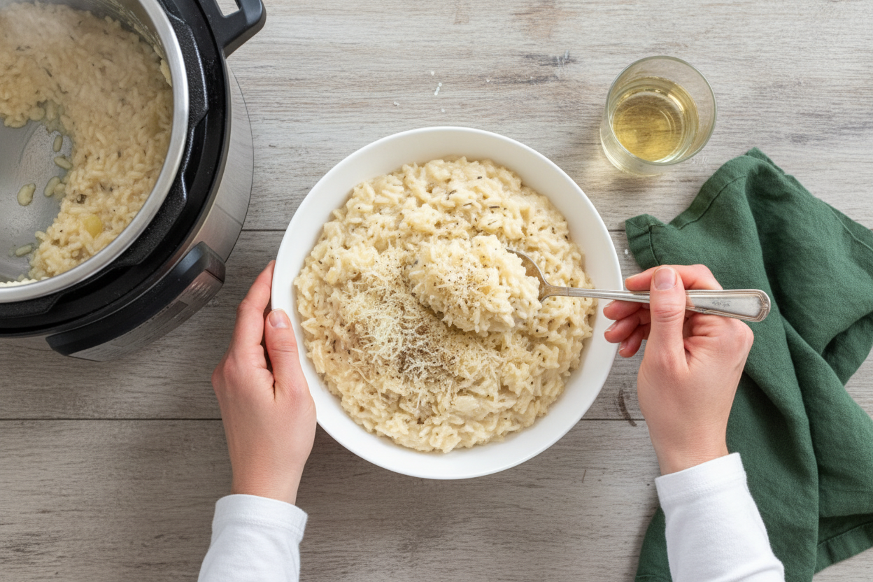 Instant Pot Risotto – The Schmidty Wife: Instant Pot Risotto Recipe The Schmidty Wife