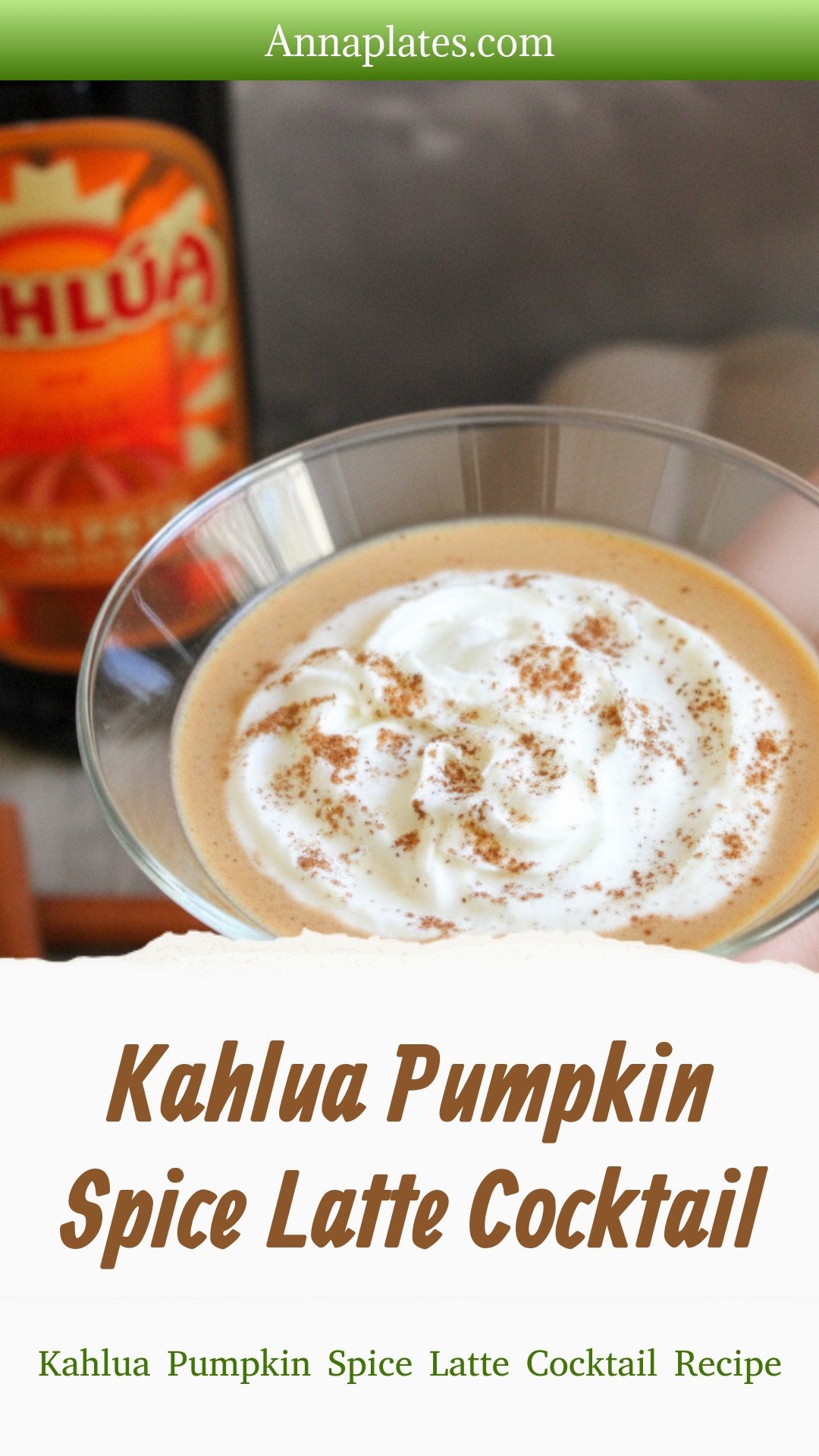 Kahlua Pumpkin Spice Latte Cocktail